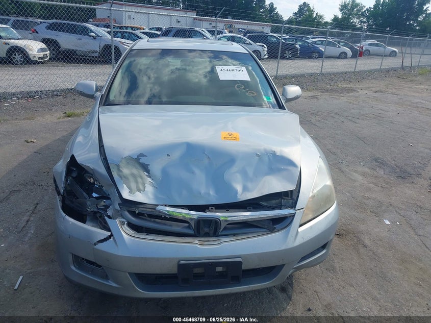 2006 Honda Accord VIN JHMCN364X6C000443 IAAI salvage auction — FRONT END, Clear (Virginia), sold $350 on 2026-07-24 (photo 6)