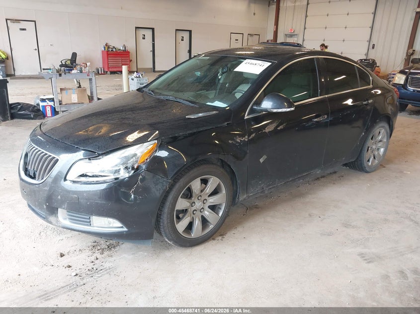 2012 Buick Regal VIN 2G4GS5EV5C9190071 IAAI salvage auction — FRONT END, Clear (Michigan), sold $400 on 2026-08-01 (photo 2)