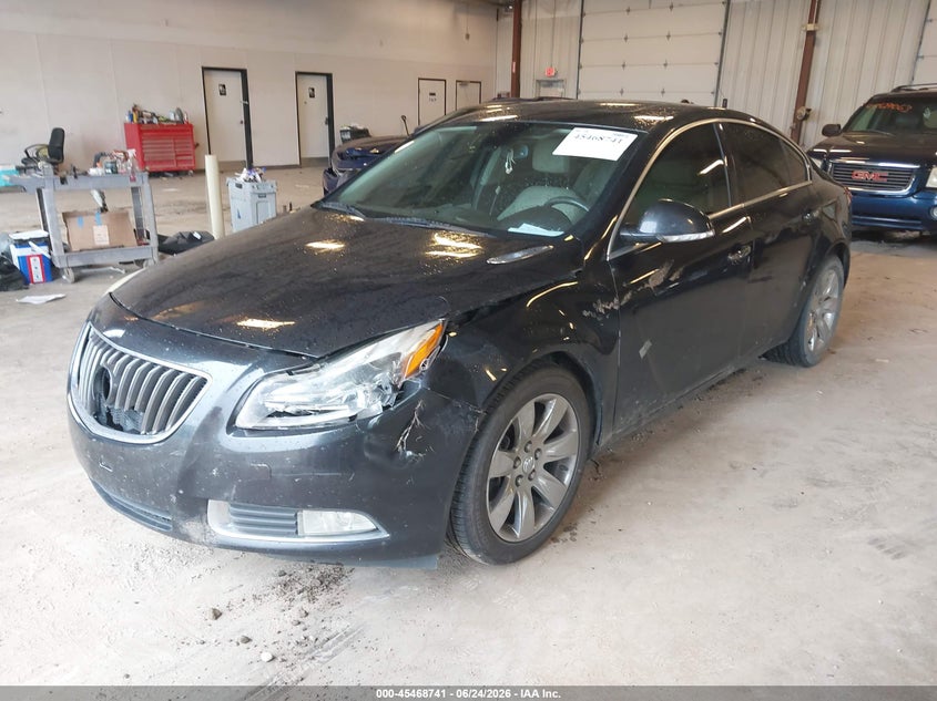 2012 Buick Regal VIN 2G4GS5EV5C9190071 IAAI salvage auction — FRONT END, Clear (Michigan), sold $400 on 2026-08-01 (photo 6)