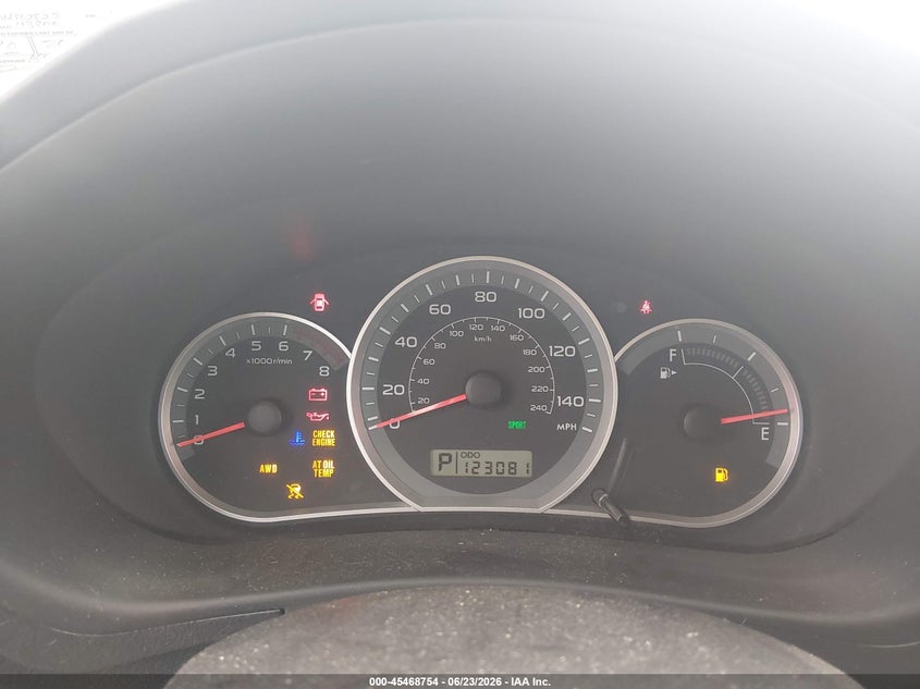 2011 Subaru Impreza VIN JF1GH6B6XBH802822 IAAI salvage auction — NORMAL WEAR, Clear (Pennsylvania), sold $500 on 2026-07-29 (photo 7)