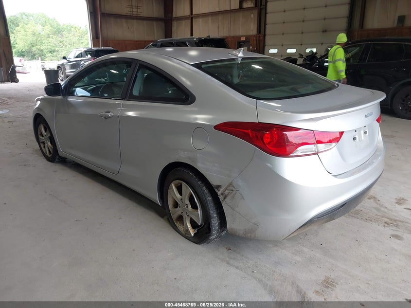 2013 Hyundai Elantra VIN KMHDH6AE2DU005234 IAAI salvage auction — LEFT REAR, Salvage Title, sold $425 on 2026-07-15 (photo 3)