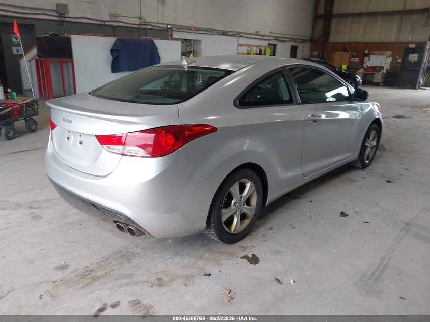 2013 Hyundai Elantra VIN KMHDH6AE2DU005234 IAAI salvage auction — LEFT REAR, Salvage Title, sold $425 on 2026-07-15 (photo 4)