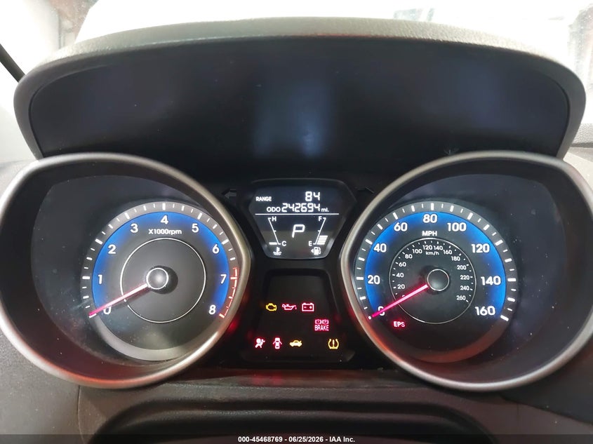 2013 Hyundai Elantra VIN KMHDH6AE2DU005234 IAAI salvage auction — LEFT REAR, Salvage Title, sold $425 on 2026-07-15 (photo 7)
