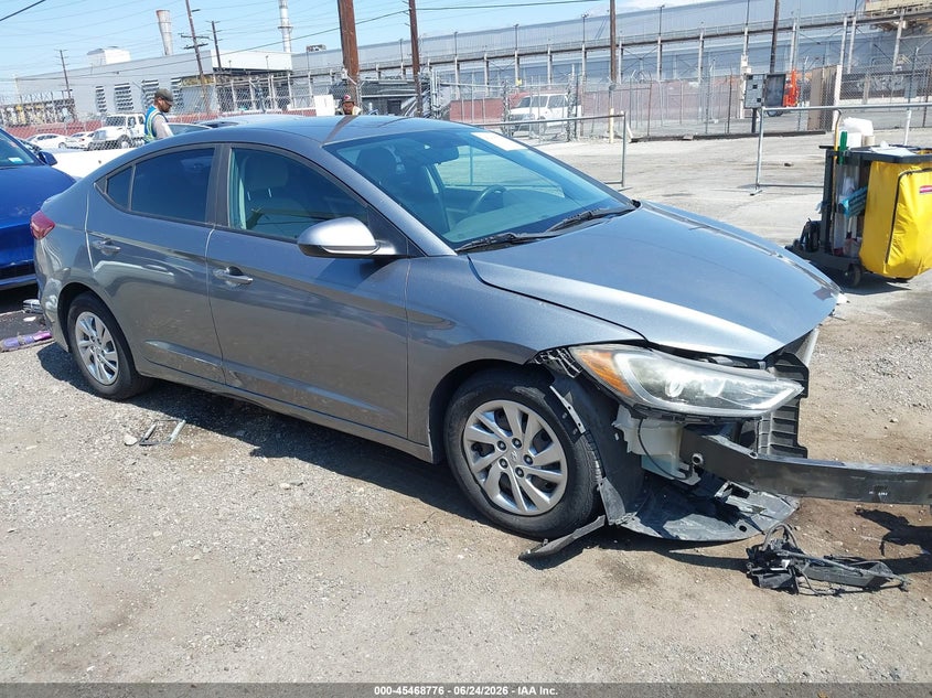 2017 Hyundai Elantra VIN KMHD74LF1HU152356 IAAI salvage auction — FRONT END, Salvage (California), sold $1,950 on 2026-07-28 (photo 1)