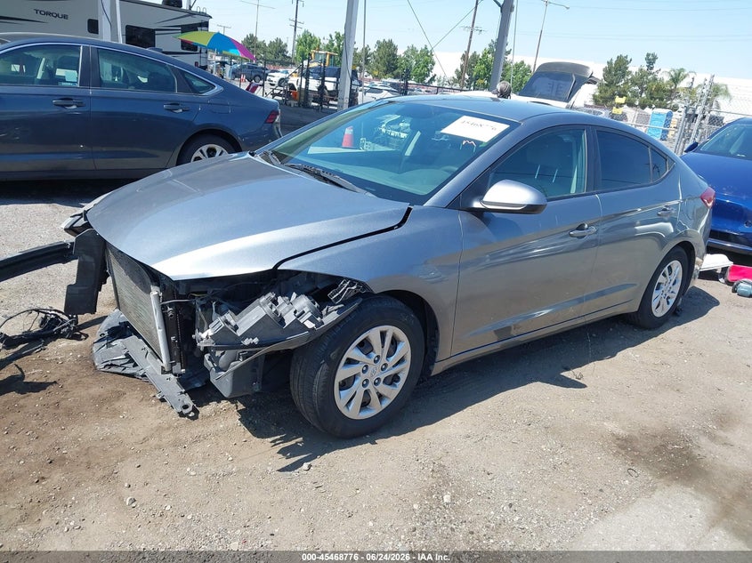 2017 Hyundai Elantra VIN KMHD74LF1HU152356 IAAI salvage auction — FRONT END, Salvage (California), sold $1,950 on 2026-07-28 (photo 2)