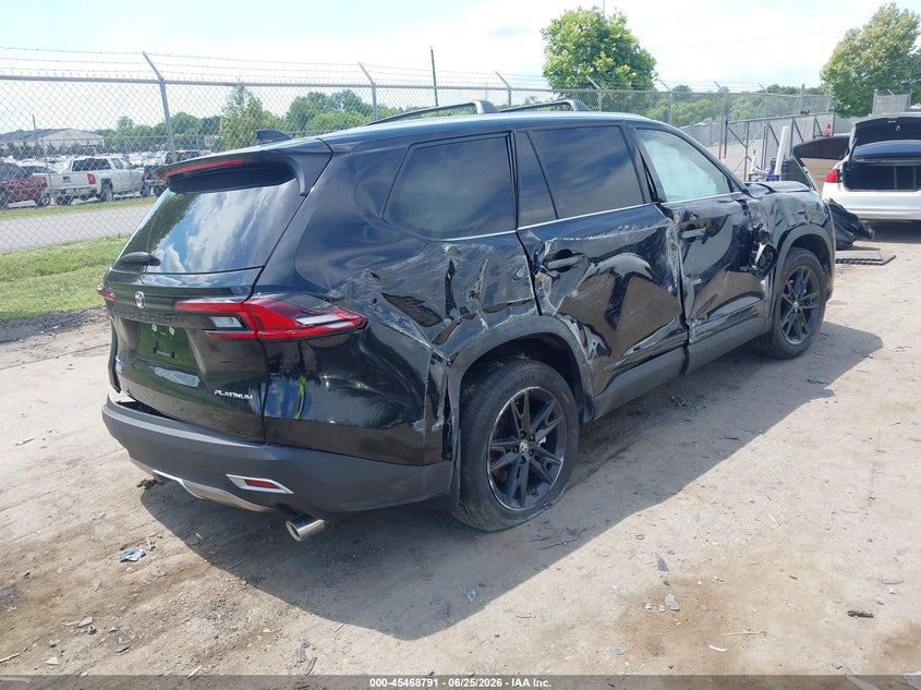 2026 Toyota Highlander VIN 5TDADAB59TS037363 IAAI salvage auction — REAR END, Salvage (Virginia), sold $9,800 on 2026-07-28 (photo 4)