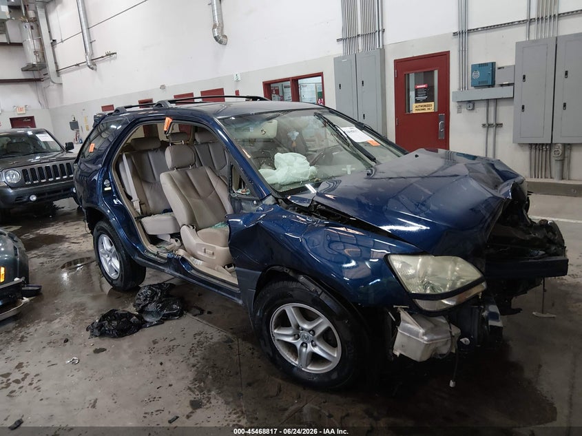 2003 Lexus Rx VIN JTJHF10U130299901 IAAI salvage auction — ALL OVER, For Junk Only (Idaho), sold $75 on 2026-07-24 (photo 1)