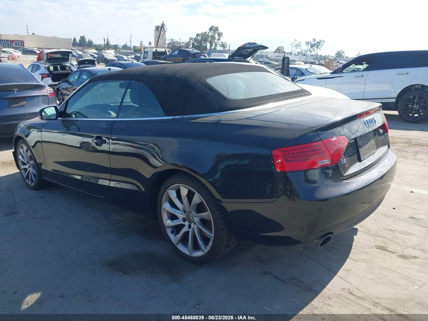 2014 Audi A5 VIN WAUJFAFH9EN005310 IAAI salvage auction — UNKNOWN, Salvage Title, sold $525 on 2026-07-29 (photo 3)