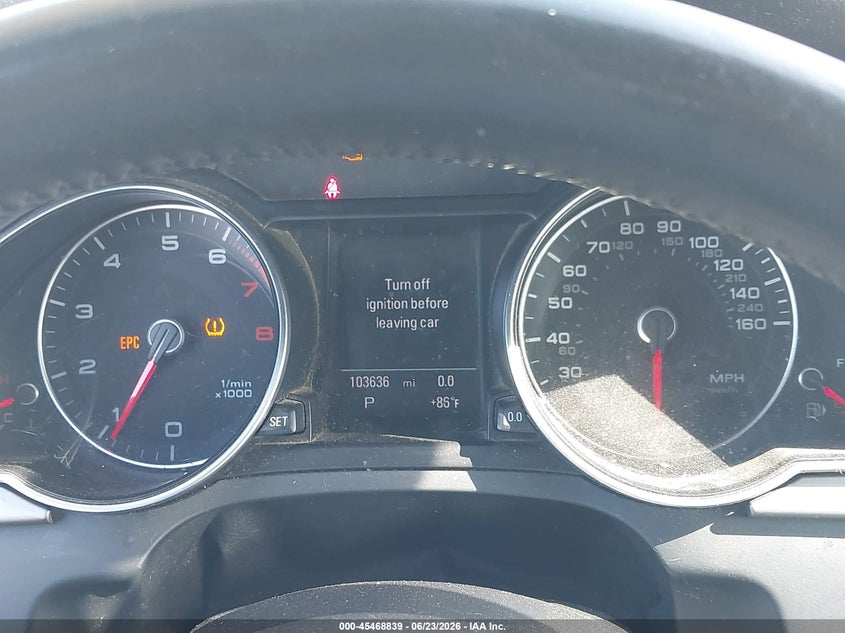 2014 Audi A5 VIN WAUJFAFH9EN005310 IAAI salvage auction — UNKNOWN, Salvage Title, sold $525 on 2026-07-29 (photo 7)