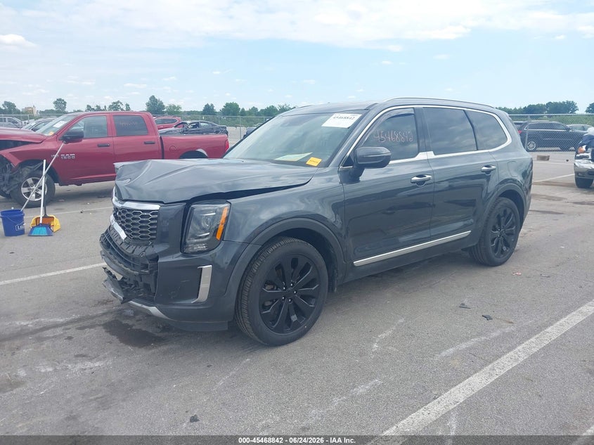 2020 Kia Telluride VIN 5XYP6DHC1LG042114 IAAI salvage auction — FRONT END, Salvage (Indiana), sold $4,650 on 2026-07-31 (photo 2)