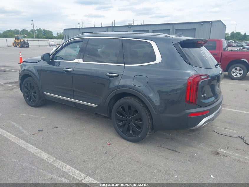 2020 Kia Telluride VIN 5XYP6DHC1LG042114 IAAI salvage auction — FRONT END, Salvage (Indiana), sold $4,650 on 2026-07-31 (photo 3)
