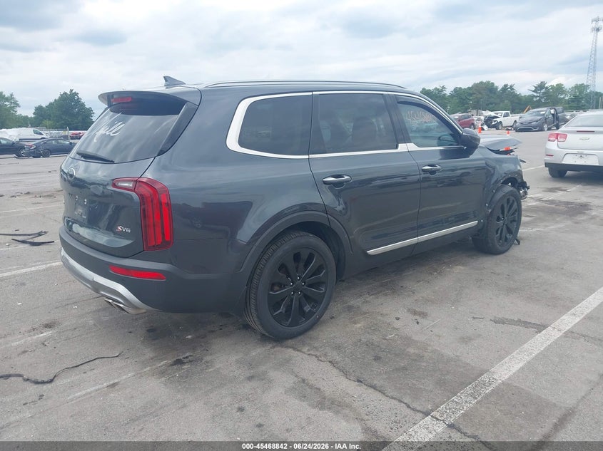 2020 Kia Telluride VIN 5XYP6DHC1LG042114 IAAI salvage auction — FRONT END, Salvage (Indiana), sold $4,650 on 2026-07-31 (photo 4)