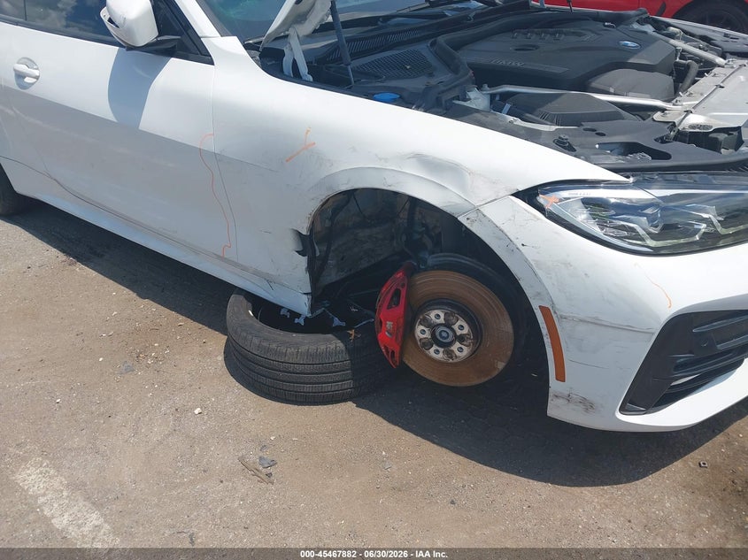 2022 BMW VIN WBA73AP05NCJ73906 IAAI salvage auction — RIGHT FRONT, Salvage Title, sold $14,900 on 2026-07-18 (photo 6)