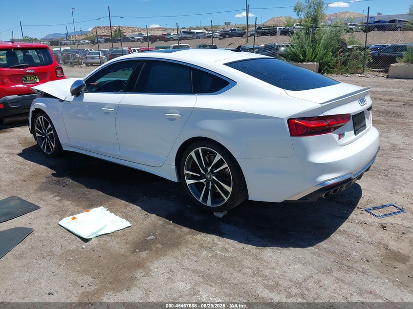 2024 Audi S5 VIN WAUC4CF55RA027768 IAAI salvage auction — FRONT END, Salvage Title, sold $12,975 on 2026-09-08 (photo 3)