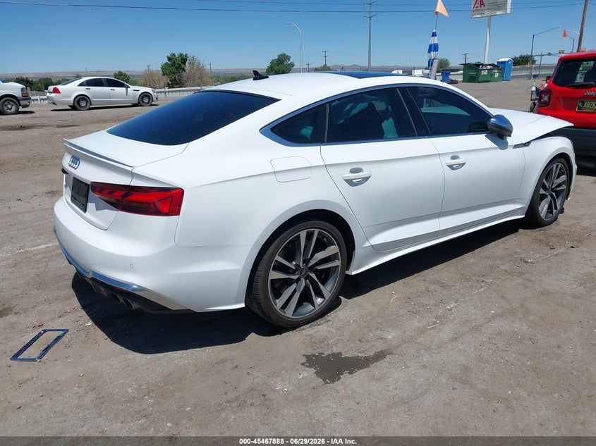 2024 Audi S5 VIN WAUC4CF55RA027768 IAAI salvage auction — FRONT END, Salvage Title, sold $12,975 on 2026-09-08 (photo 4)