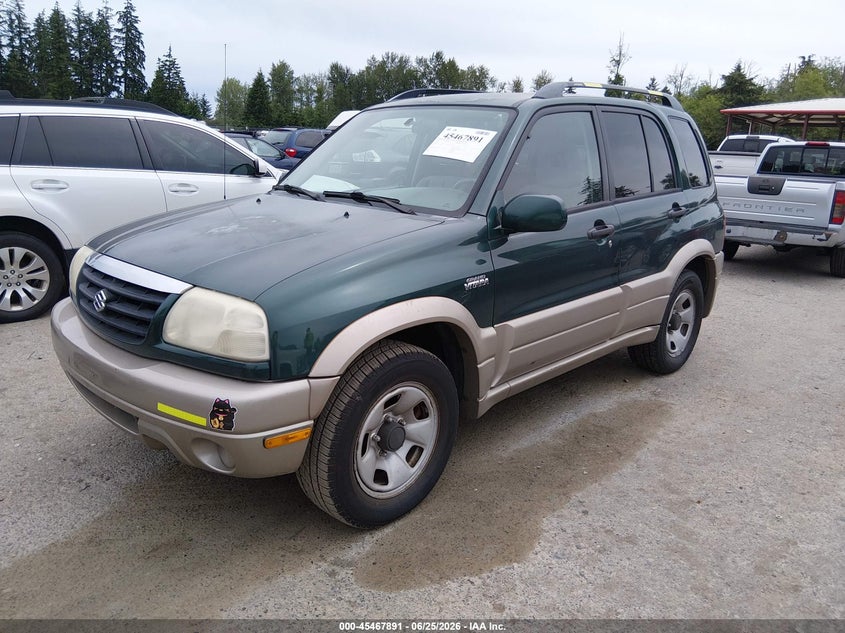 2002 Suzuki Grand vitara VIN JS3TD62V824157172 IAAI salvage auction — NORMAL WEAR, Clear (Washington), sold $600 on 2026-07-29 (photo 2)