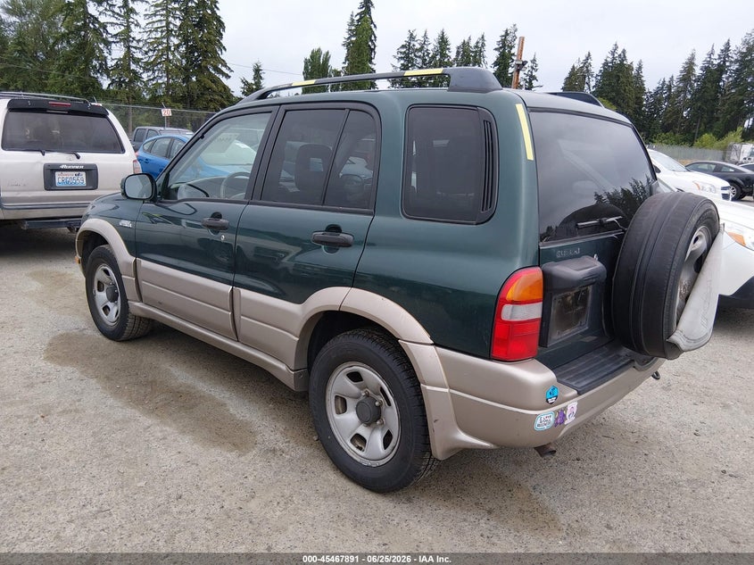 2002 Suzuki Grand vitara VIN JS3TD62V824157172 IAAI salvage auction — NORMAL WEAR, Clear (Washington), sold $600 on 2026-07-29 (photo 3)