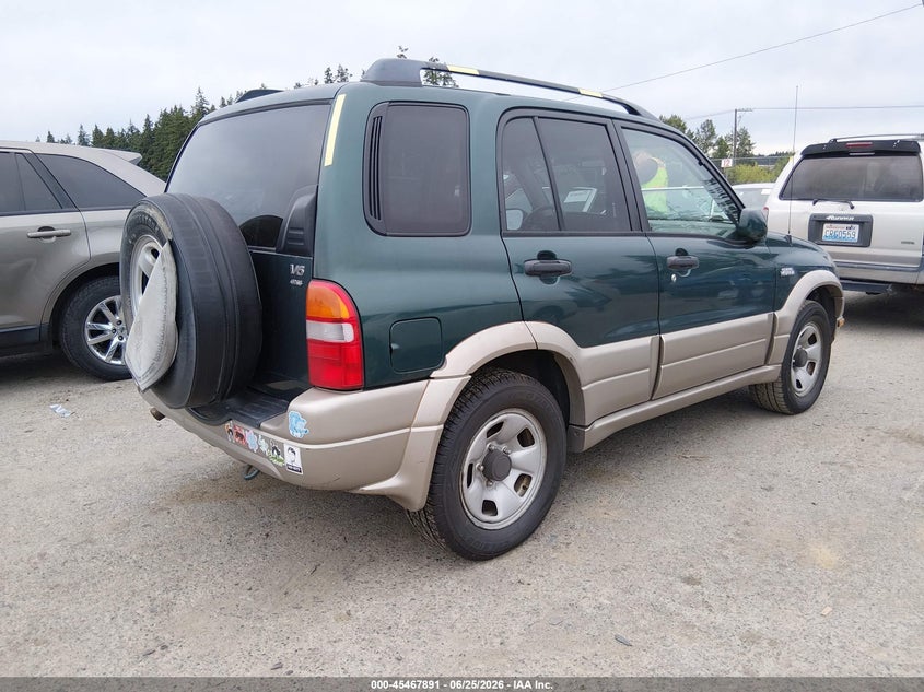 2002 Suzuki Grand vitara VIN JS3TD62V824157172 IAAI salvage auction — NORMAL WEAR, Clear (Washington), sold $500 on 2026-07-08 (photo 4)