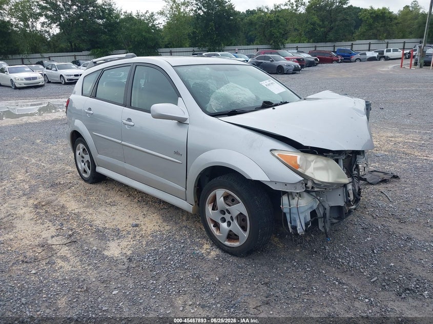 2008 Pontiac Vibe VIN 5Y2SL65818Z410413 IAAI salvage auction — LEFT FRONT, Rebuildable (Florida), sold $400 on 2026-07-23 (photo 1)