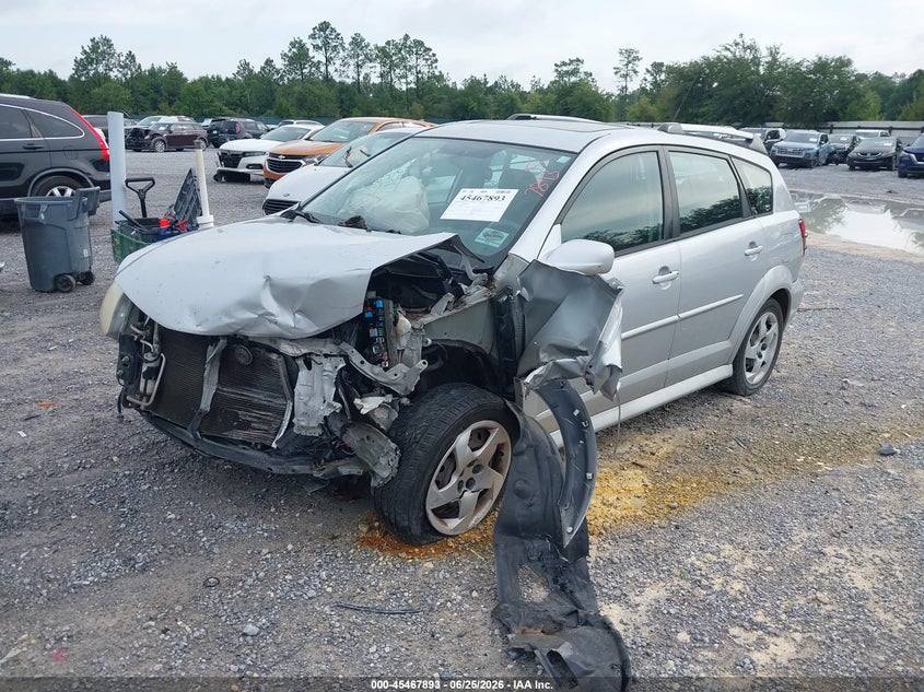 2008 Pontiac Vibe VIN 5Y2SL65818Z410413 IAAI salvage auction — LEFT FRONT, Rebuildable (Florida), sold $400 on 2026-07-23 (photo 2)