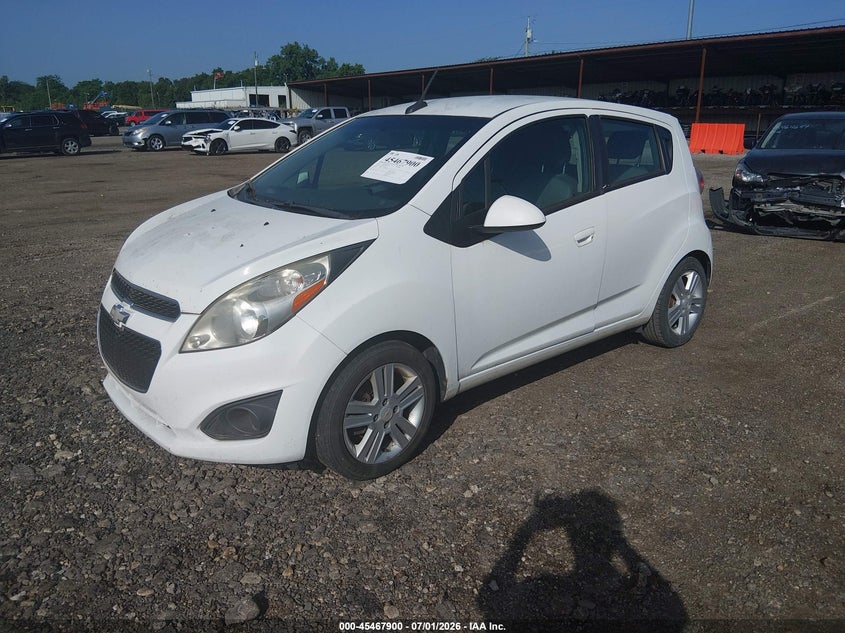 2014 Chevrolet Spark VIN KL8CD6S98EC465625 IAAI salvage auction — NORMAL WEAR, Salvage Title, sold $200 on 2026-07-29 (photo 2)