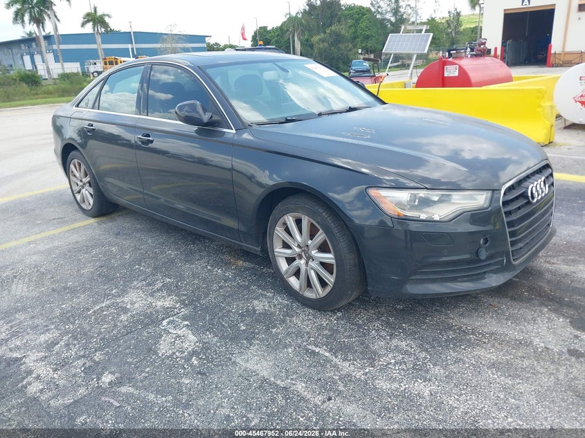 2013 Audi A6 VIN WAUDFAFC2DN051366 IAAI salvage auction — STRIPPED, Clear (Florida), sold $550 on 2026-07-16 (photo 1)