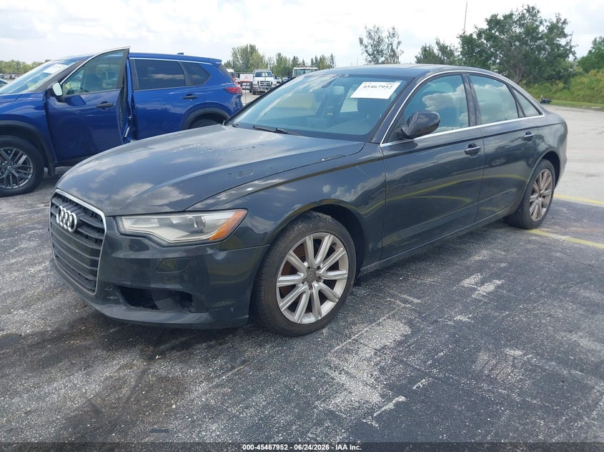 2013 Audi A6 VIN WAUDFAFC2DN051366 IAAI salvage auction — STRIPPED, Clear (Florida), sold $550 on 2026-07-16 (photo 2)
