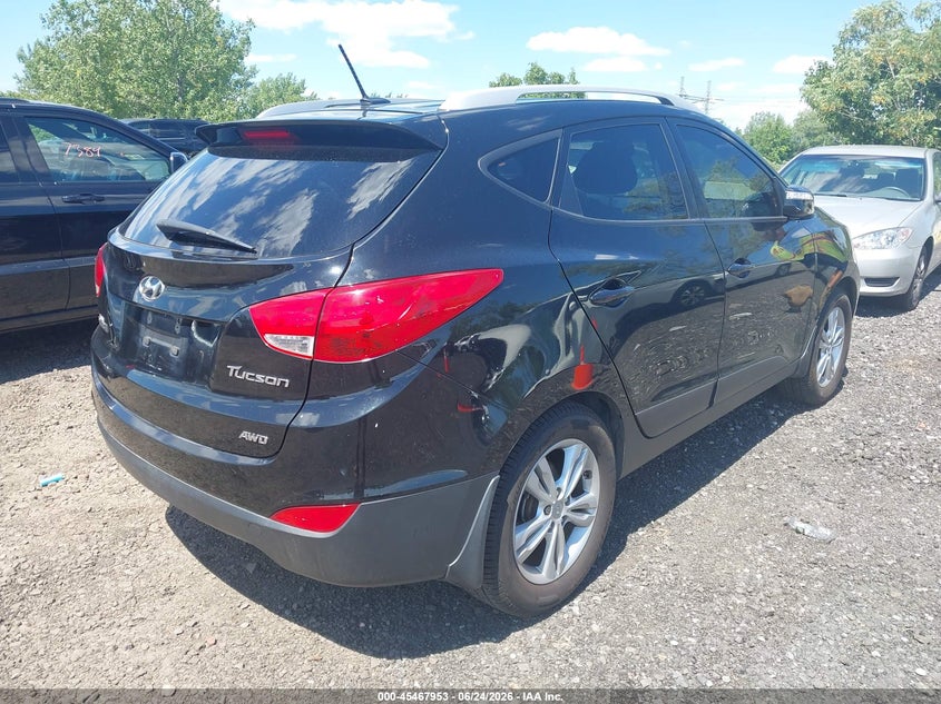 2012 Hyundai Tucson VIN KM8JUCAC9CU452203 IAAI salvage auction — NORMAL WEAR, Clear (New York), sold $1,350 on 2026-07-21 (photo 4)