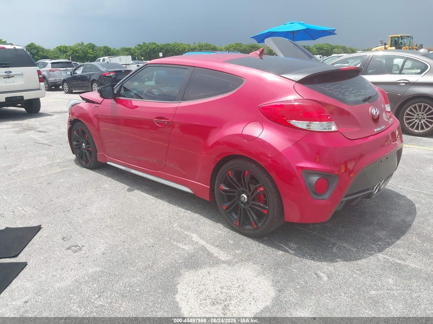 2016 Hyundai Veloster VIN KMHTC6AE2GU273084 IAAI salvage auction — FRONT END, Salvage Title, sold $1,275 on 2026-07-16 (photo 3)