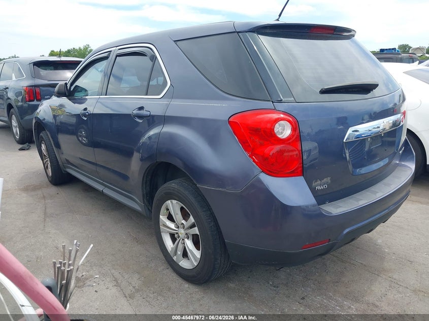 2013 Chevrolet Equinox VIN 2GNFLCEK1D6424398 IAAI salvage auction — NORMAL WEAR, Salvage Rebuilt (North Carolina), sold $550 on 2026-07-22 (photo 3)