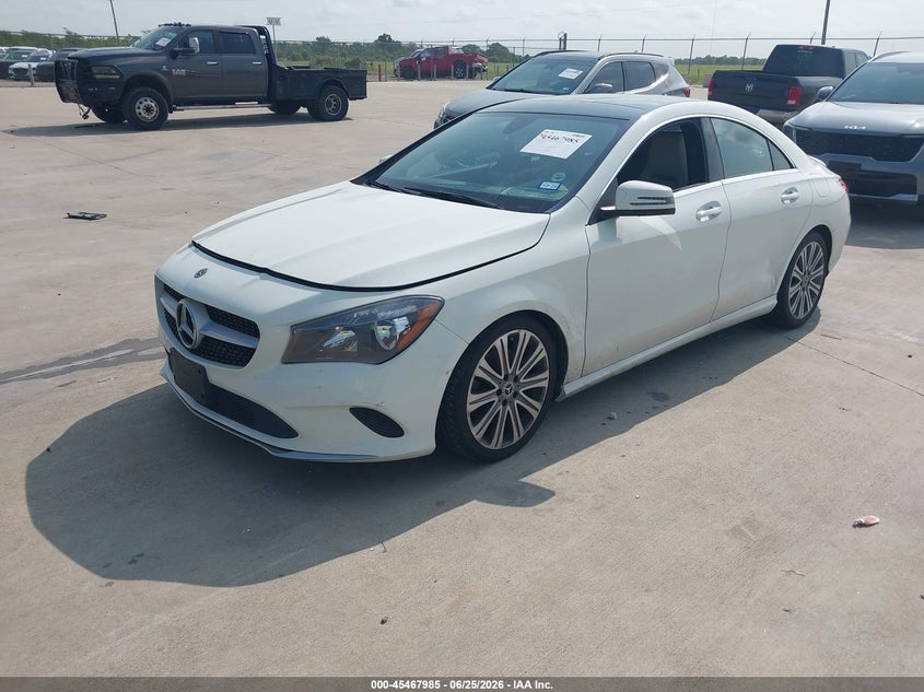 2018 Mercedes-benz Cla-klasse VIN WDDSJ4EB4JN576241 IAAI salvage auction — FRONT END, Salvage (Texas), sold $6,600 on 2026-07-08 (photo 2)