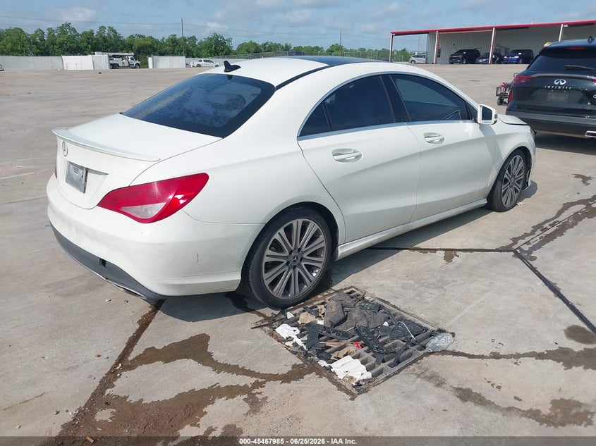 2018 Mercedes-benz Cla-klasse VIN WDDSJ4EB4JN576241 IAAI salvage auction — FRONT END, Salvage (Texas), sold $6,600 on 2026-07-08 (photo 4)