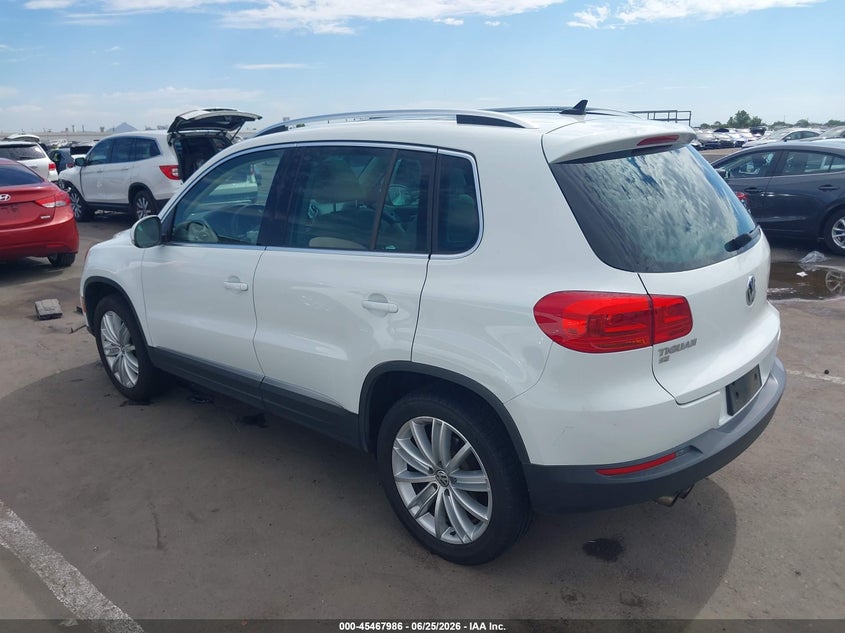 2016 Volkswagen Tiguan VIN WVGBV7AX0GW590461 IAAI salvage auction — RIGHT FRONT, Salvage (Arizona), sold $2,350 on 2026-07-10 (photo 3)