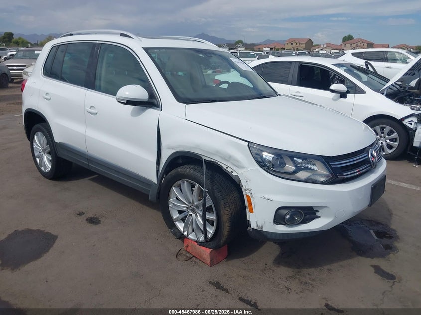 2016 Volkswagen Tiguan VIN WVGBV7AX0GW590461 IAAI salvage auction — RIGHT FRONT, Salvage (Arizona), sold $2,350 on 2026-07-10 (photo 6)