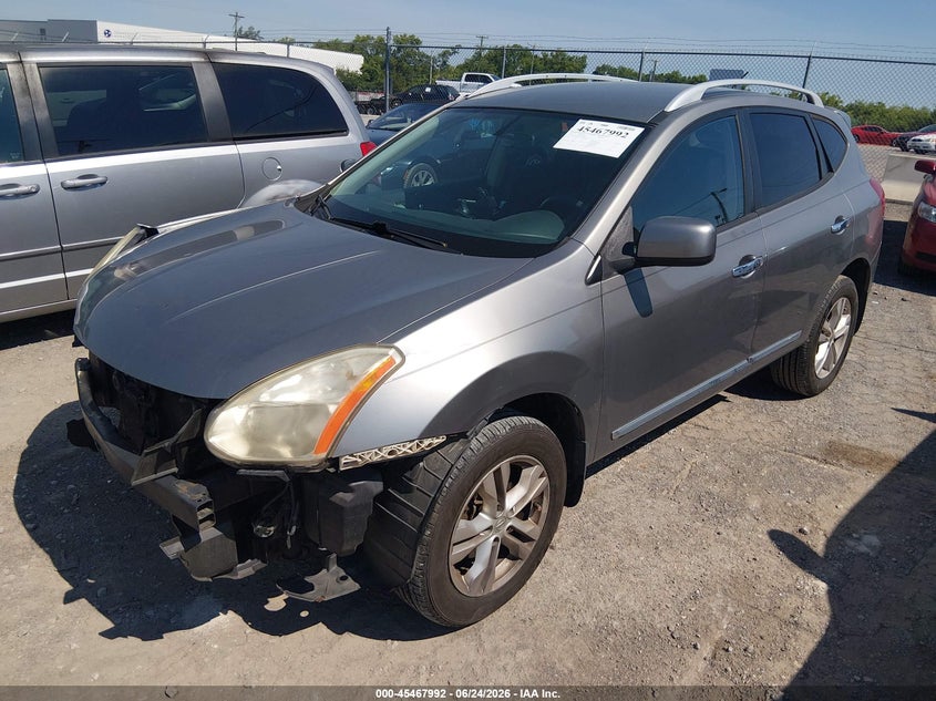 2013 Nissan Rogue VIN JN8AS5MT0DW021504 IAAI salvage auction — FRONT END, Clear (Tennessee), sold $600 on 2026-07-23 (photo 2)