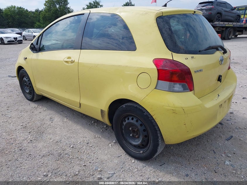 2009 Toyota Yaris VIN JTDJT903295236983 IAAI salvage auction — RIGHT REAR, Salvage (Illinois), sold $300 on 2026-07-28 (photo 3)
