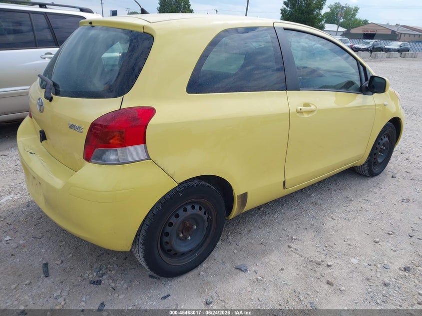 2009 Toyota Yaris VIN JTDJT903295236983 IAAI salvage auction — RIGHT REAR, Salvage (Illinois), sold $300 on 2026-07-28 (photo 4)