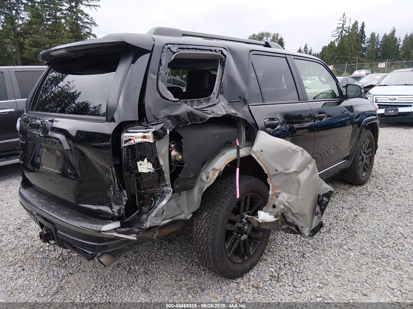 2021 Toyota 4runner VIN JTEJU5JR5M5968439 IAAI salvage auction — REAR END, Bill Of Sale (Washington), sold $18,800 on 2026-07-15 (photo 4)
