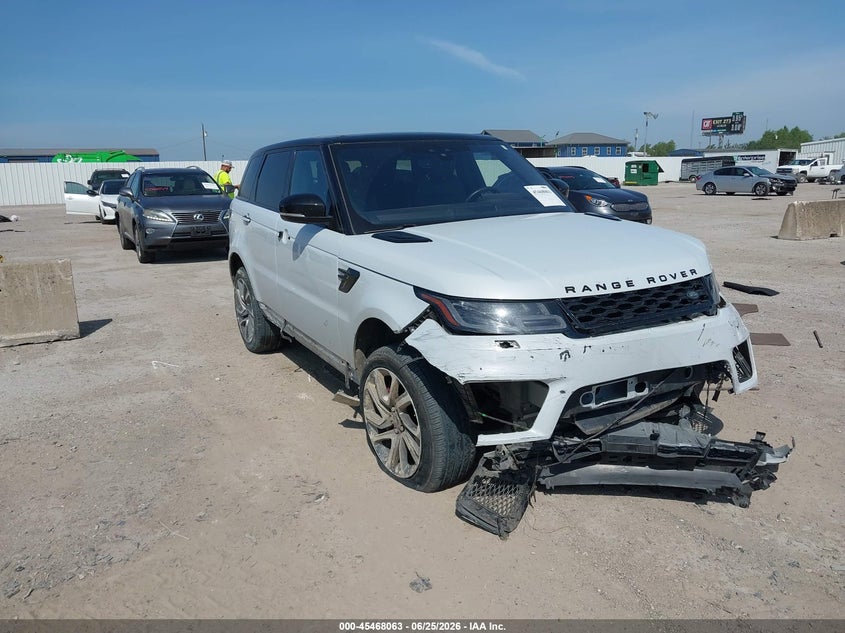 2018 Land rover Range rover sport VIN SALWV2SV3JA401305 IAAI salvage auction — NORMAL WEAR, Original (Texas), sold $9,100 on 2026-07-29 (photo 1)
