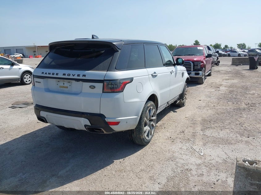2018 Land rover Range rover sport VIN SALWV2SV3JA401305 IAAI salvage auction — NORMAL WEAR, Original (Texas), sold $9,100 on 2026-07-29 (photo 4)