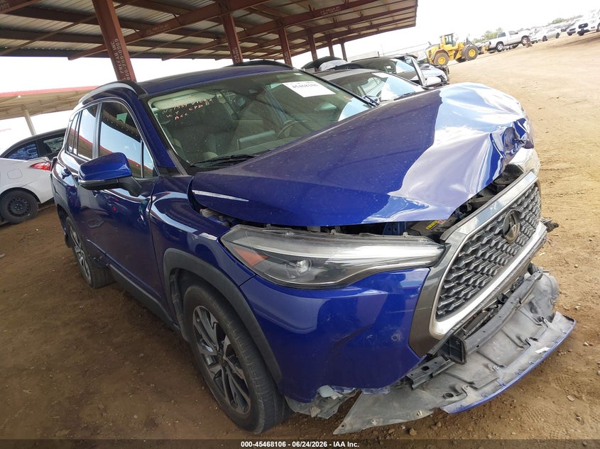 2022 Toyota Corolla cross VIN 7MUDAAAG0NV007539 IAAI salvage auction — FRONT END, Salvage (Arizona), sold $4,600 on 2026-07-28 (photo 1)