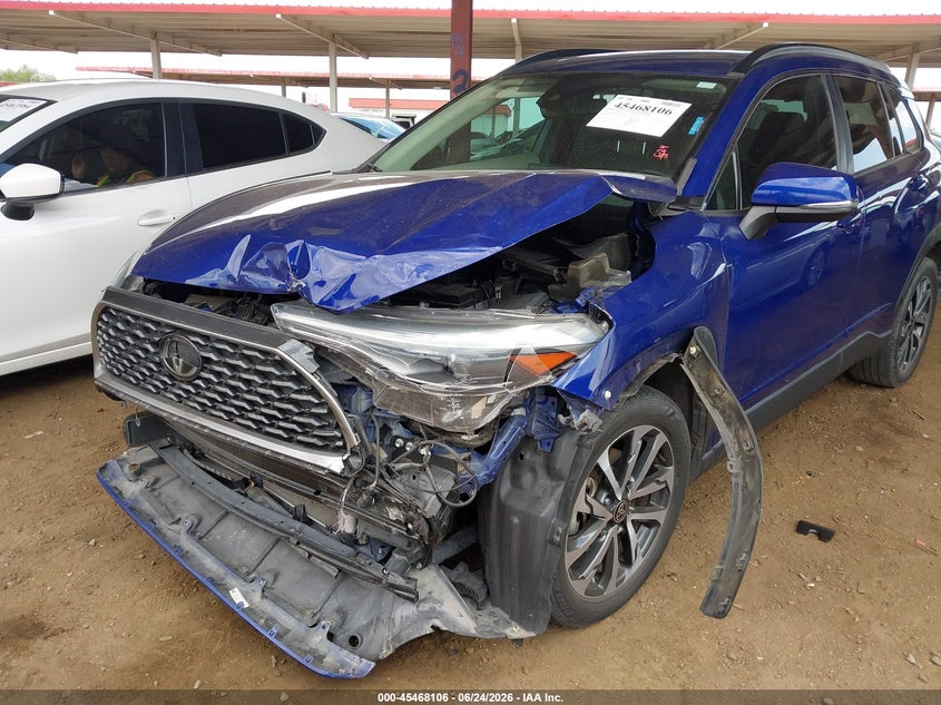 2022 Toyota Corolla cross VIN 7MUDAAAG0NV007539 IAAI salvage auction — FRONT END, Salvage (Arizona), sold $4,600 on 2026-07-28 (photo 6)