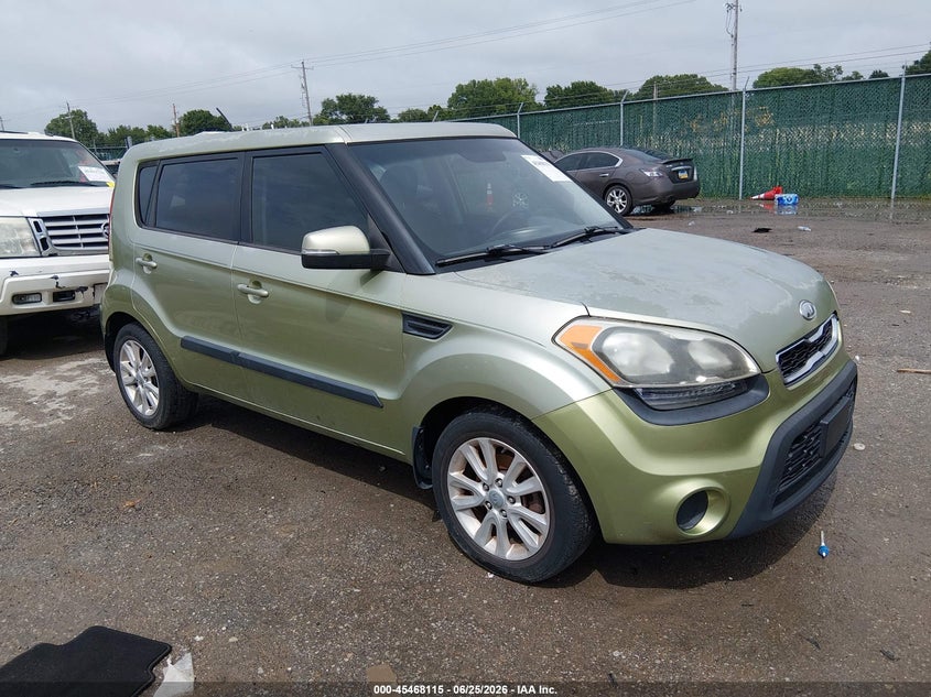 2012 Kia Soul VIN KNDJT2A60C7468610 IAAI salvage auction — NORMAL WEAR, Clear (Kansas), sold $325 on 2026-07-31 (photo 1)