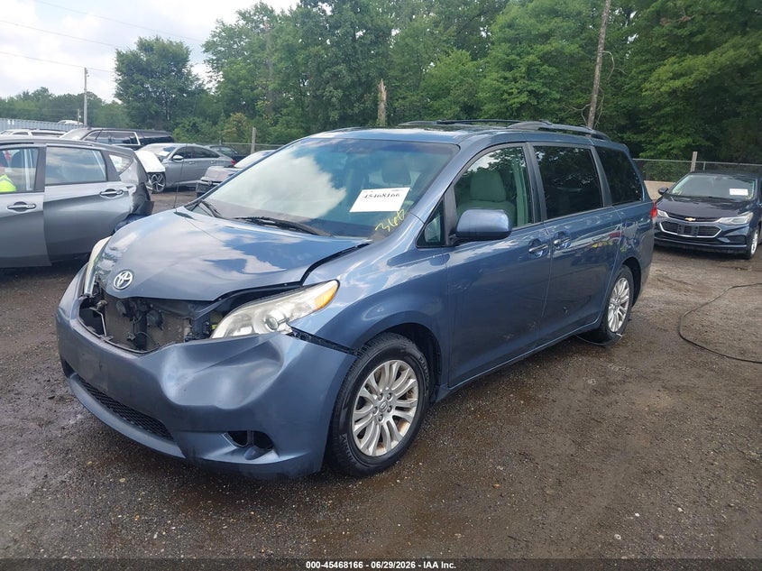 2014 Toyota Sienna VIN 5TDYK3DC4ES518233 IAAI salvage auction — FRONT END, Salvage - 75% Or Less (Maryland), sold $2,350 on 2026-07-18 (photo 2)