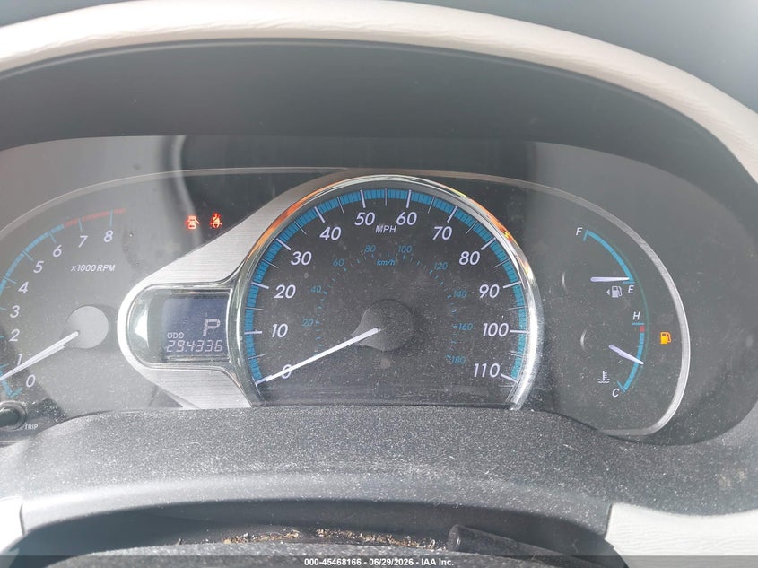 2014 Toyota Sienna VIN 5TDYK3DC4ES518233 IAAI salvage auction — FRONT END, Salvage - 75% Or Less (Maryland), sold $2,350 on 2026-07-18 (photo 7)