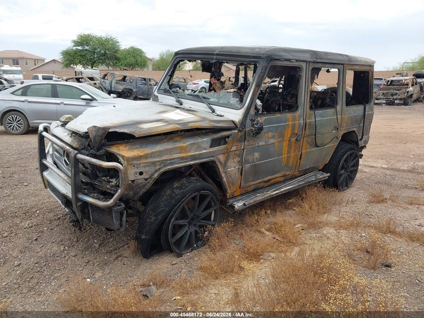 2016 Mercedes-benz G-klasse VIN WDCYC3KF2GX256701 IAAI salvage auction — BURN, Salvage Title, sold $3,950 on 2026-08-11 (photo 2)