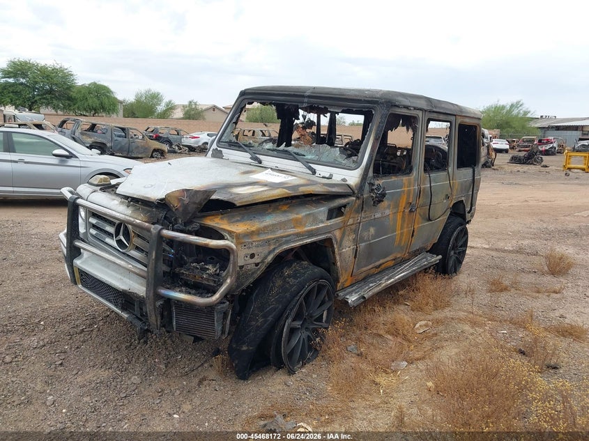 2016 Mercedes-benz G-klasse VIN WDCYC3KF2GX256701 IAAI salvage auction — BURN, Salvage Title, sold $3,950 on 2026-08-11 (photo 6)