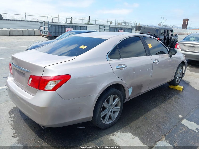 2008 Lexus ES VIN JTHBJ46G282189508 IAAI salvage auction — FRONT END, Clear - Dealer Only (California), sold $525 on 2026-07-29 (photo 4)