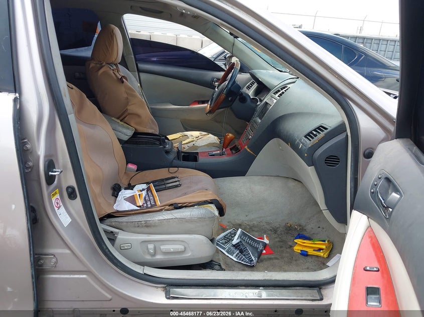 2008 Lexus ES VIN JTHBJ46G282189508 IAAI salvage auction — FRONT END, Clear - Dealer Only (California), sold $525 on 2026-07-29 (photo 5)
