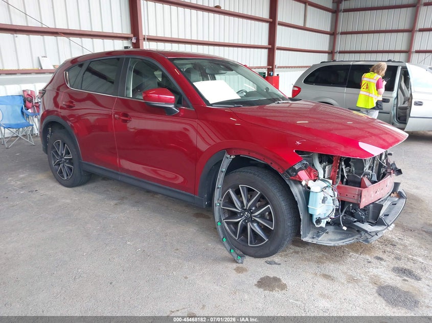 2018 Mazda Cx-5 VIN JM3KFBCM8J0411608 IAAI salvage auction — FRONT END, Salvage Title, sold $4,300 on 2026-07-16 (photo 1)